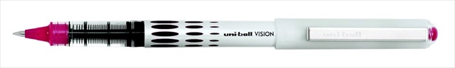002828 Vision Waterproof Rollerball Pen- 0.7 Mm. Fine Tip- Red