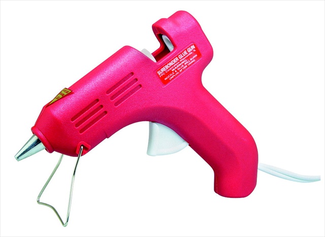 002859 Miniature Trigger-Fed Dual Temperature Glue Gun- Red