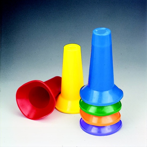 Cone Flow Marker Set, Multiple Color, 3.75 x 6.5 In. H, Set Of 48