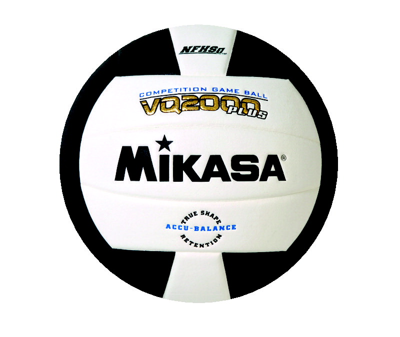 Picture of MIKASA 015273 Vq 2000 Nfhs Volleyball- Black & White