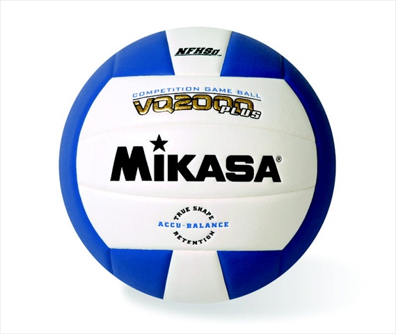 Picture of MIKASA 015275 Vq 2000 Nfhs Volleyball- Royal Blue & White