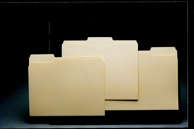 1-5 Cut Manila File Folder, Letter Medium Weight, Pack 100