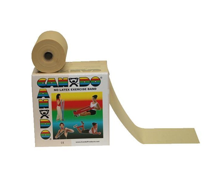 Picture of School Specialty 020419 No-Latex Xx-Light Resistance Band&#44; Tan 50 Yards
