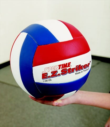 Picture of Sportime 021768 E.Z. Striker Volleyball - Red&#44; White&#44; Blue