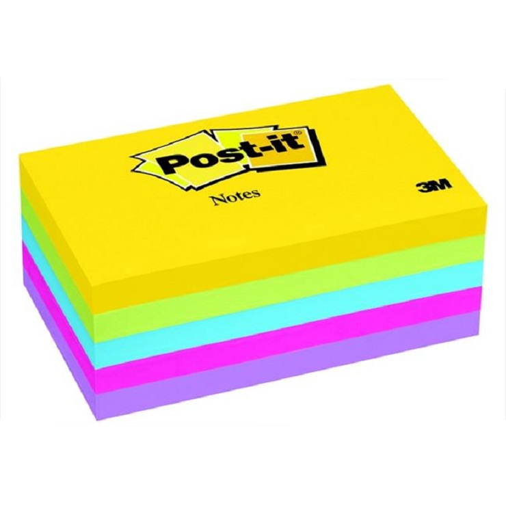 Sticky note Original Notepad- Assorted Ultra Colors - Pack of 5