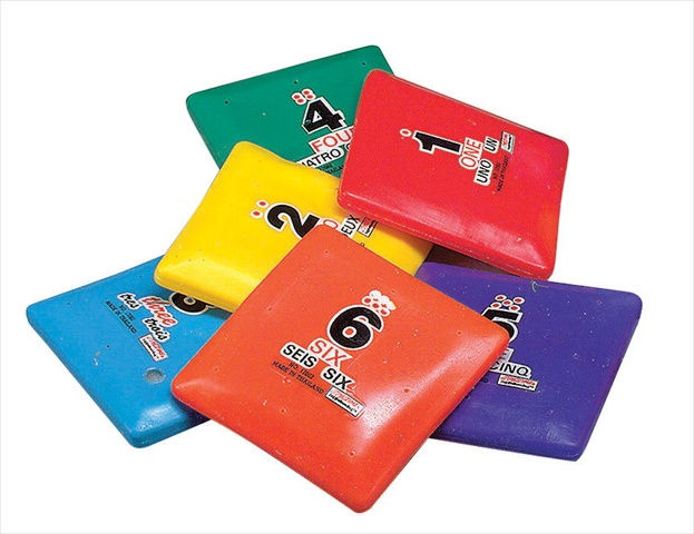 Picture of Sportime 026663 Indestructible Bean Bag Squares- Set Of 6