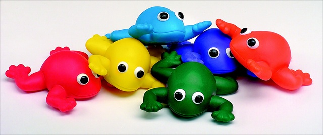 Picture of Sportime 026664 Indestructible Bean Bag Frogs- Set Of 6