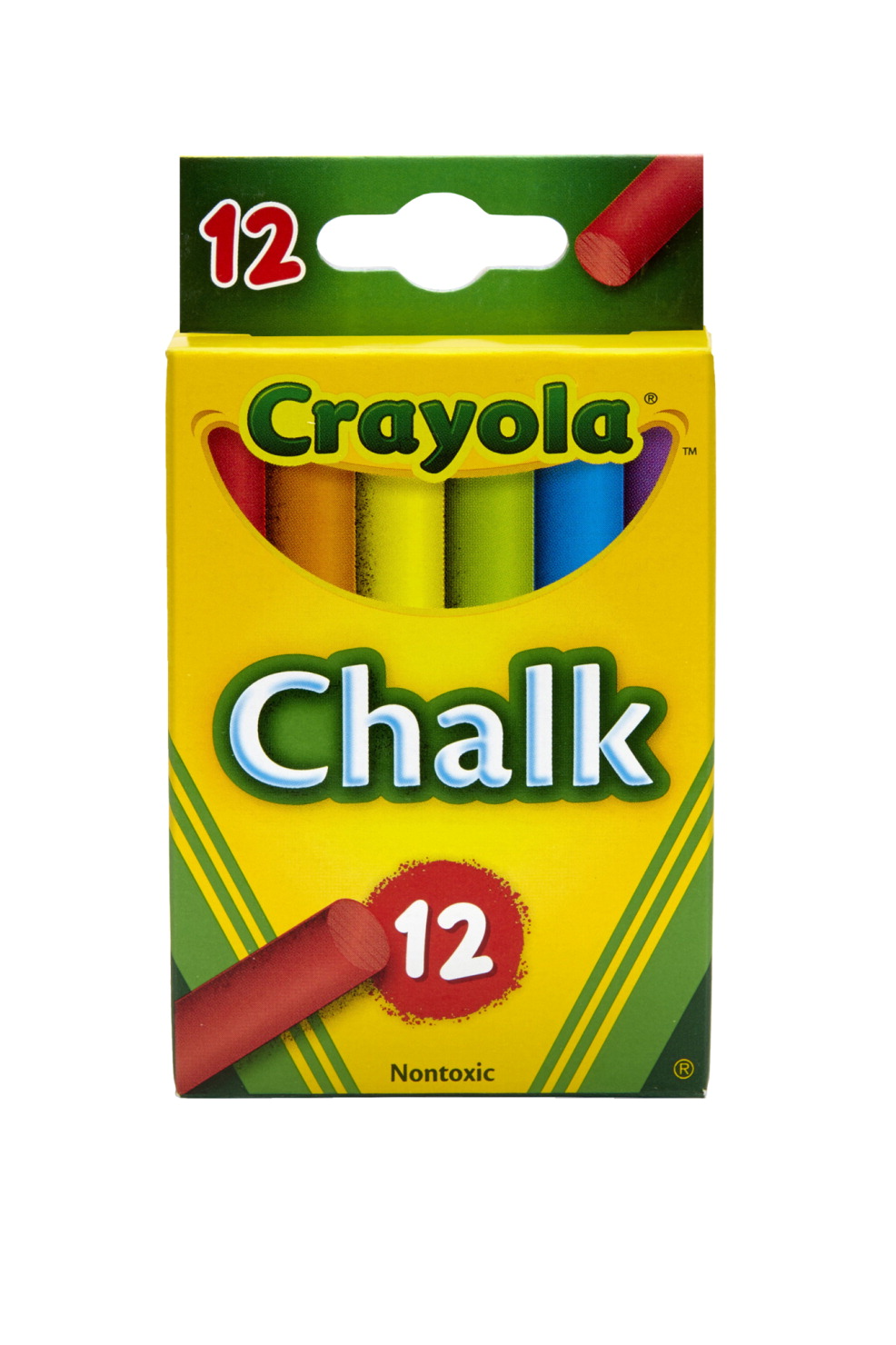 Picture of Crayola 030-3380 Non-Toxic Colored Chalk&#44; Assorted Color&#44; Pack 12