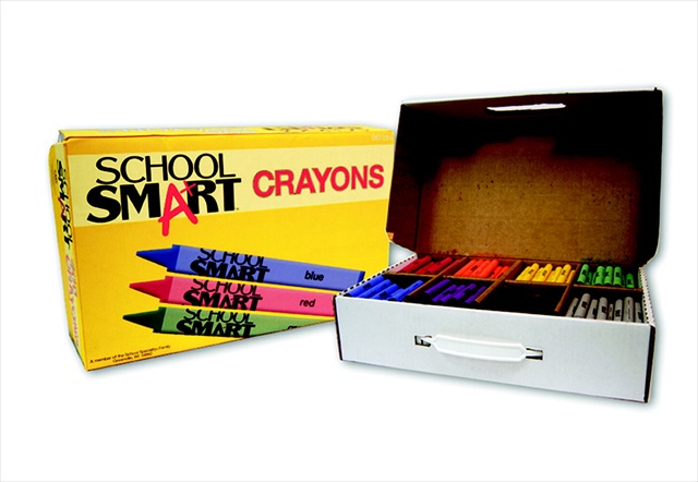 067254 Non-Toxic Crayon In Storage Box- Assorted Color- Pack 400
