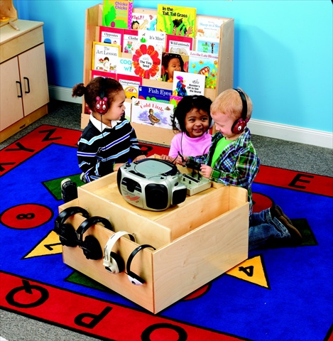 Picture of Childcraft 071921 Mobile Listening Storage Center
