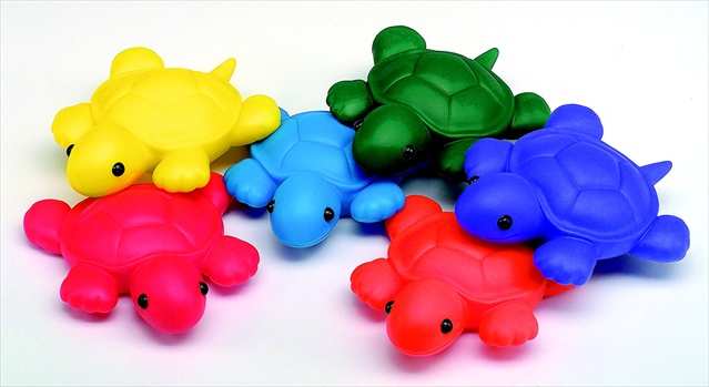 Picture of Sportime 007339 Indestructible Bean Bag Turtles- Set Of 6