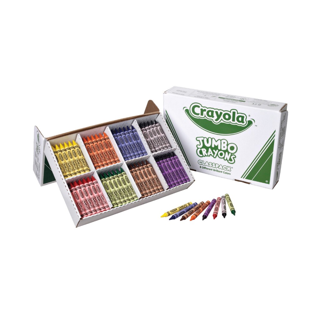 Picture of Crayola 008721 Non-Toxic Jumbo Crayon&#44; Pack 200
