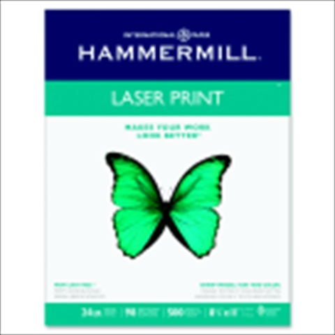 Picture of Hammermill 1060772 Laser Print Paper&#44; 8.5 x 11 In&#44; 24 Lb&#44; White&#44; Pack 500