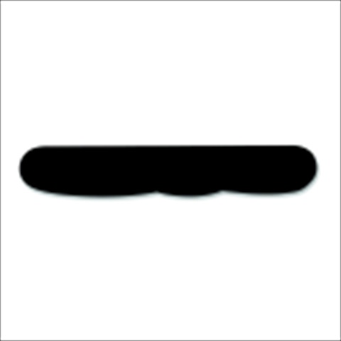 Wrist Pillow - Black - 1in. H x 3.5in. W x 19.3in. D - Ergonomic Support