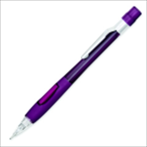 Quicker Clicker Mechanical Pencil - Red Transparent - 0.9 mm Tip - Comfort Grip