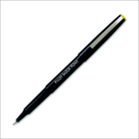 Razor Point Marker Pen - Black - Pack of 12 - Extra-Fine Tip