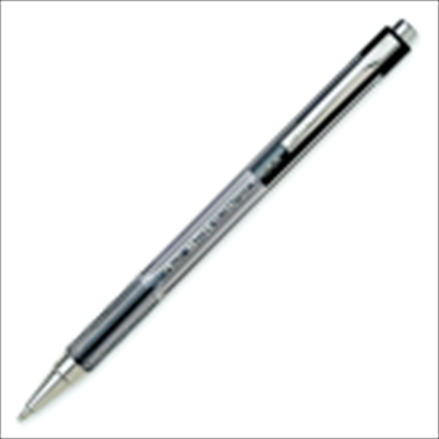 Better Non-Slip Grip Retractable Ballpoint Pen - Black Ink - Medium Tip - Pack of 12 - Refillable Design