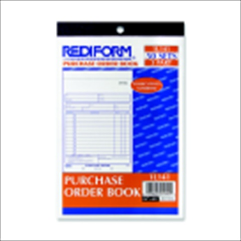 1066705 3 Parts Carbonless Vertical Format Purchase Order Form - Pack 50