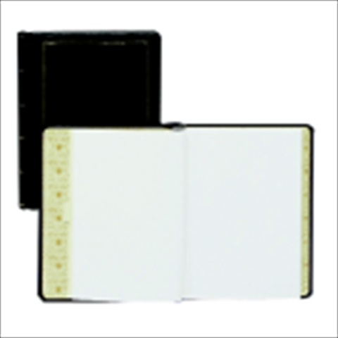 Minute Book Outfit - Black - 14 x 8.5 In.
