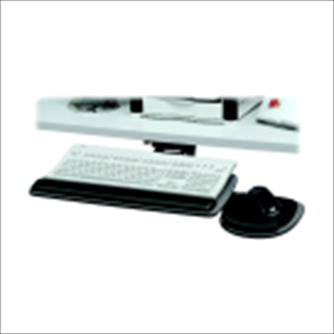 Adjustable Keyboard Manager, Charcoal Gray & Black