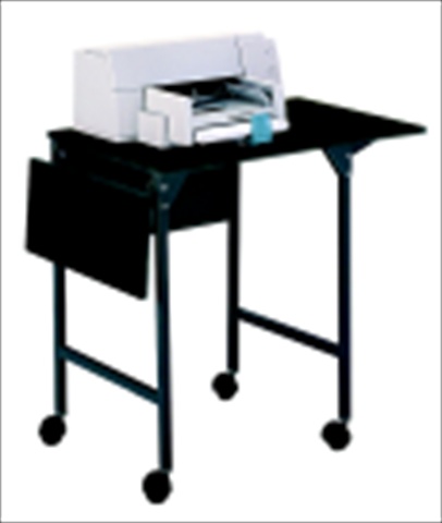 Laminate Top Machine Stand - Black