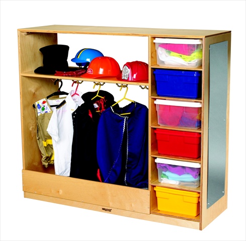 Picture of Childcraft 074588 Dress-Up Storage Unit&#44; 47.75 W x 16 D x 42 H In.