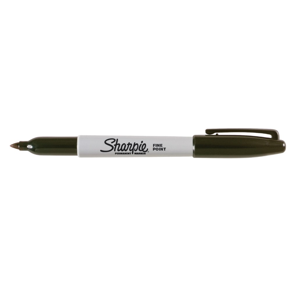 Sharpie  Non-Toxic Waterproof Permanent Marker, Black, Pack 12