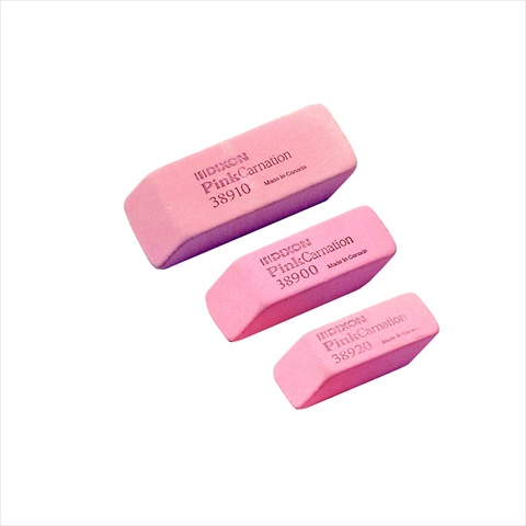 Pink Carnation  Smudge-Free Eraser - Pack - 36