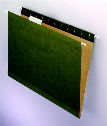 Esselte Mediumweight Stock 0.2 Cut Extra Capacity Hanging File Folder, Pack - 25