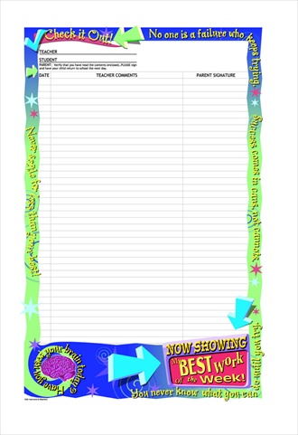 Hammond and Stephens 082124 Tyvek My Best Work School And Homework Envelope - Pack 100
