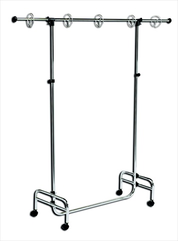 2-Way Adjustable Pocket Chart Stand, Chrome And Black