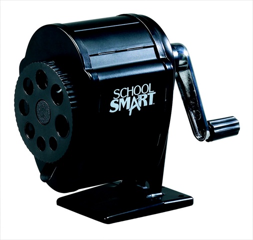 Picture of School Smart 084835 Multi-Hole Metal Pencil Sharpener- Black