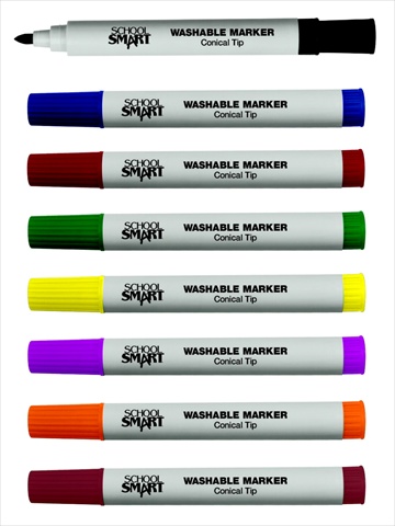085116 Non-Toxic Quick Dry Washable Marker- Pack - 8
