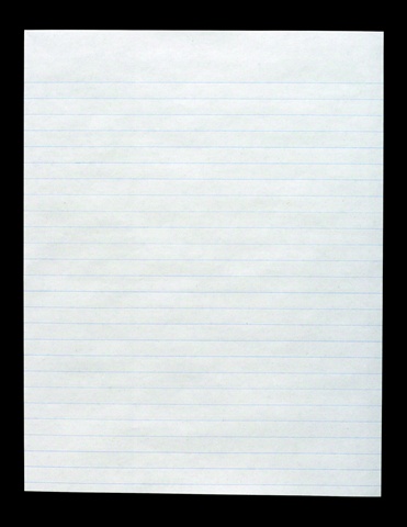 8.5 x 11 In. Newsprint Theme Paper, White, Pack - 500