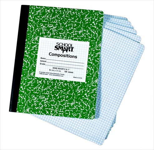 Sewn & Taped Quad Ruled Composition Book - 100 Leaves, 200 Sheets