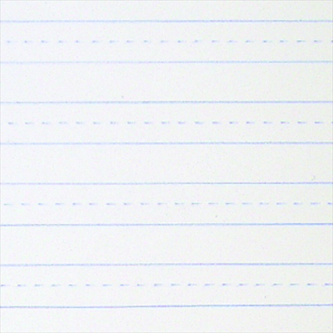 10.5 x 8 In. Sulphite Long Way Skip-A-Line Writing Paper, White, Pack - 500