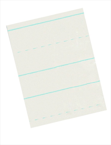 Long Way Skip-A-Line Writing Paper For Grade 1, 11 x 8.5 In. - White
