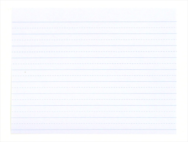 10.5 x 8 In. Sulphite Long Way Ruled Paper Without Margin, Bright White, Pack - 500