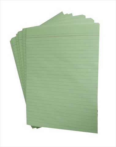 Sulphite Theme Paper With Red Headline And No Margin, 8.5 x 11 In. - White
