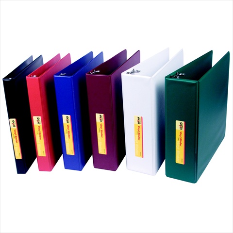 086360 1 In. Vinyl Round Ring Binder- Blue