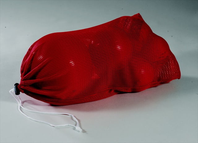 Picture of Sportime 087984 Heavy Duty Light-Weight Mesh Storage Bag - 24 x 30 In. - Red