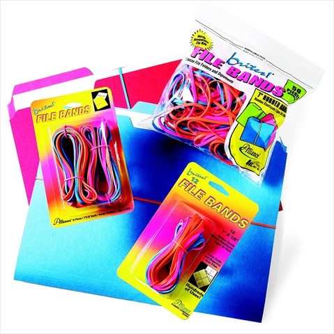 Picture of Brites File 090000 File Rubber Band&#44; 7 x 0.125 In. Multiple Color&#44; Box Of 12