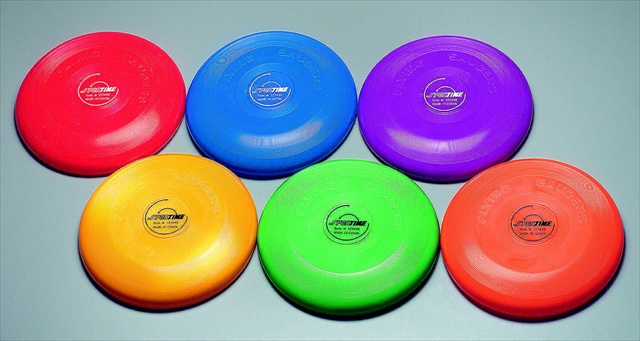 9 In. Flying Discs, Set - 6