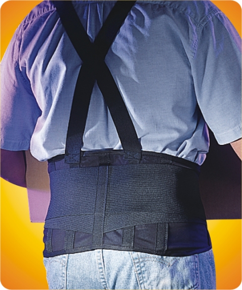 Picture of Alex Orthopedic 2099-XS Mesh Industrial Back Support With Suspenders - Extra Small