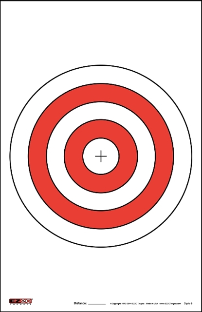 EZ2C006 Targets Style 6- Pack - 25