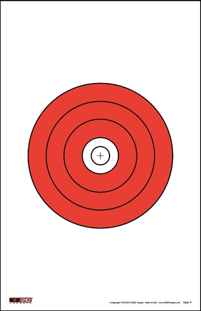 EZ2C009 Targets Style 9- Pack - 25