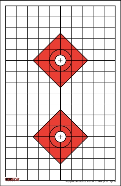 EZ2C013 Targets Style 13- Pack - 25