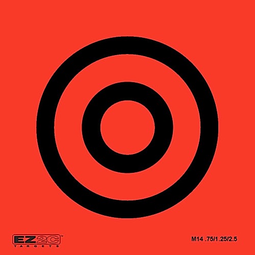 EZ2CM14 Mini Targets Style 14- Pack - 25
