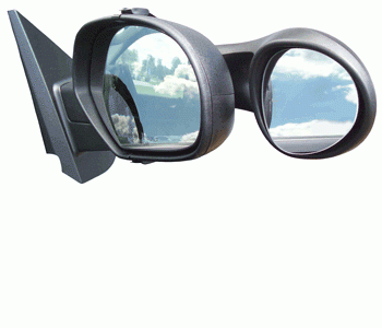 Picture of Cipa 11960 Premium Universal Towing Mirror - Black