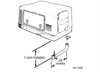 1552325 Onan Exhaust Tube Kit